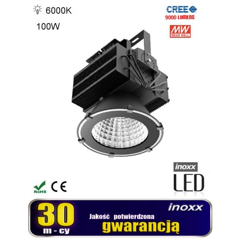 LED industrijska svetilka cold high bay 100w 6000-6500k 9000lm