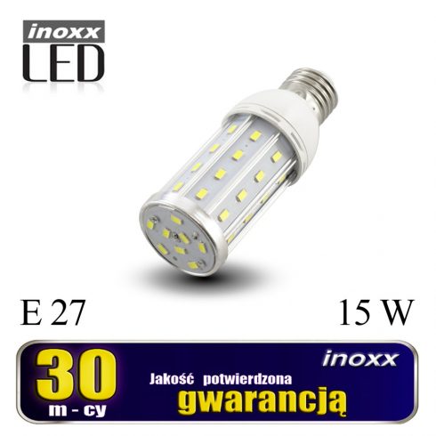 E27 LED koruzna žarnica 15w kovinska 4000k nevtralna