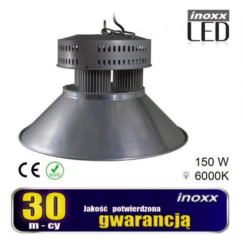 LED industrijska svetilka 150w visok prostor COB 6000k hladno 13 500lm