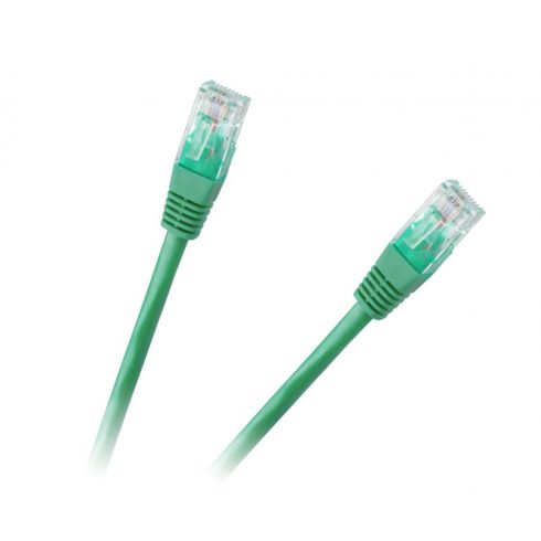 KPO2778D-1.0 Patchcord kabel UTP 8c vtični konektor 1,0 m CCA zelena kat.6e