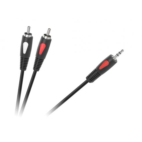 Kabelski konektor 3,5 - 2RCA 3,0 m Cabletech Eco-Line