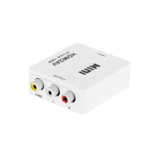 Pretvornik signala HDMI vtičnica - AV vtičnica - CHINCH CVBS + AUDIO