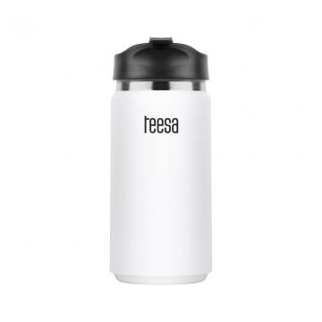 Termo skodelica TEESA 350 ml bela