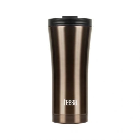 TEESA termo skodelica 500 ml temno rjava