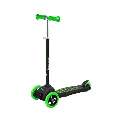 Trikolesni skiro REBEL KIDS WHEELS GREEN