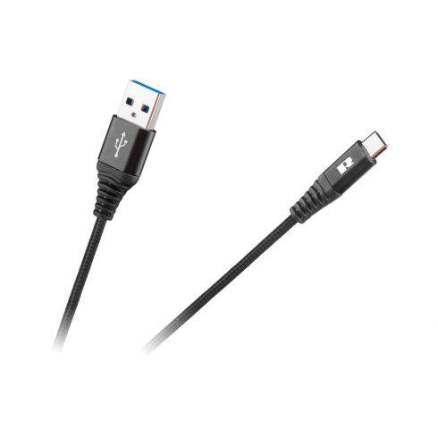 REBEL USB - Type C USB kabel 50 cm črn