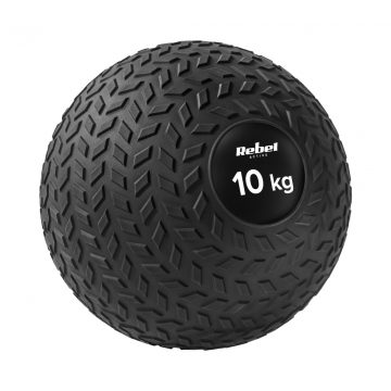   Mala medicinska žoga za rehabilitacijske vaje Slam Ball 23cm 10kg, REBEL ACTIVE