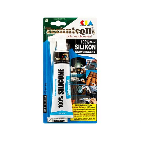 3396# Univerzalni silikon 70ml brezbarven technicqll