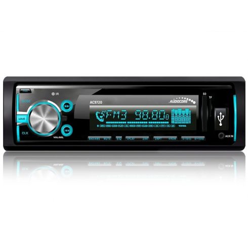 Audiocore AC9720 B MP3/WMA/USB/RDS/SD ISO Bluetooth Večbarvni radijski predvajalnik