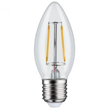   Žarnica Maclean, Filament LED E27, 4W, 230V, WW topla bela 3000K 470lm, Retro Edison okrasna sveča C35, MCE264