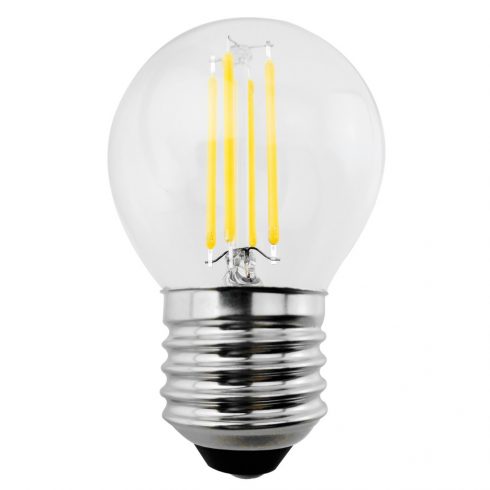 Maclean LED žarnica, E27 LED filament, 6W, 230V, WW topla bela 3000K, 720lm, retro Edison okrasna G45, MCE284