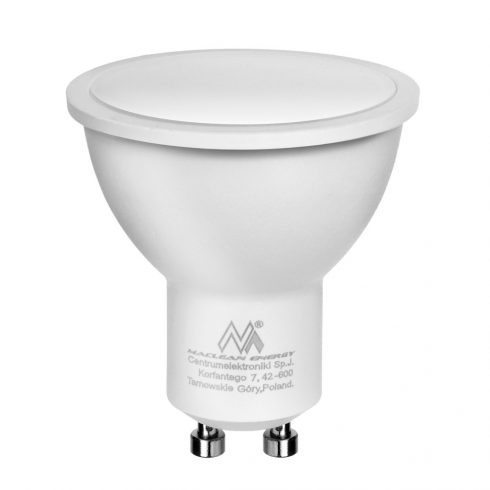 Maclean LED žarnica, GU10, 5W, 220-240V~, 50/60Hz, topla bela, 3000K, 400 lumnov, MCE435 WW