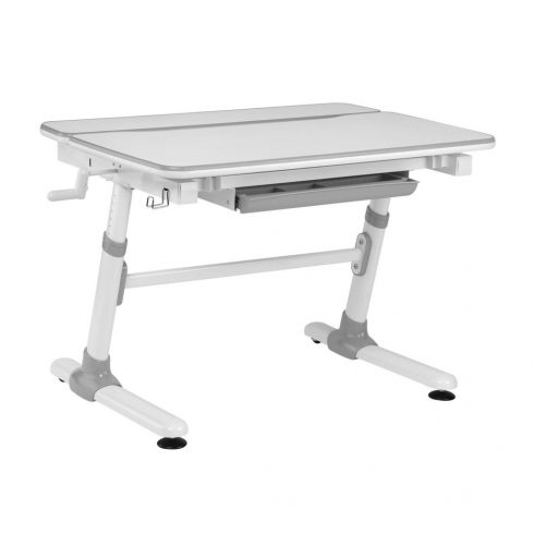 Ergonomska pisalna miza za otroke z nastavljivo višino Ergo Office, siva, max 100kg, ER-417 2 kosa