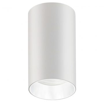   Nadometna svetilka / Maclean tube, koničasta, okrogla, aluminij, GU10, 55x100 mm, bela, MCE458 Š/Š