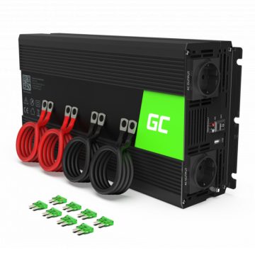   Green Cell - Napetostni pretvornik Green Cell® 12V v 230V 2000W / 4000W Inverter Čisti sinusni val