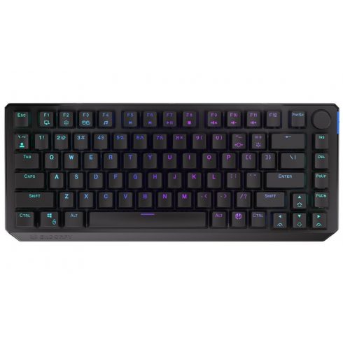 Endorfy gaming tipkovnica Thock 75% Wireless Black /RGB/ black sw. / brezžično / mehansko / US lay. / skrajšano / črn