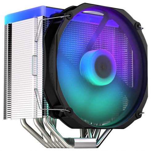 Endorfy CPU hladilnik Fortis 5 ARGB / 140 mm ventilator / 6 toplotnih cevi / PWM / nanoreset krmilnik / za Intel in AMD