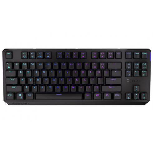 Endorfy igralna tipkovnica Thock TKL Wireless Red / RGB / red sw. / brezžično / mehansko / ameriška postavitev / črna