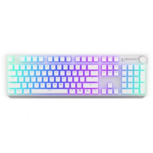 Endorfy gaming tipkovnica Thock Wireless Red Onyx White Pudding / red sw. / brezžično / meh. / ZDA postavitev / bela RGB