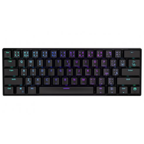 Endorfy gaming tipkovnica Thock Compact RD RGB /USB/ red sw. / brezžična / mehanska / postavitev CZ/SK / mini / črna RGB