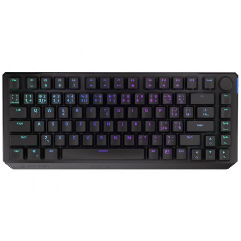 Endorfy gaming tipkovnica Thock 75% Wireless Black /RGB/ black sw. / brezžično / CZ / SK lay. / skrajšano / črn