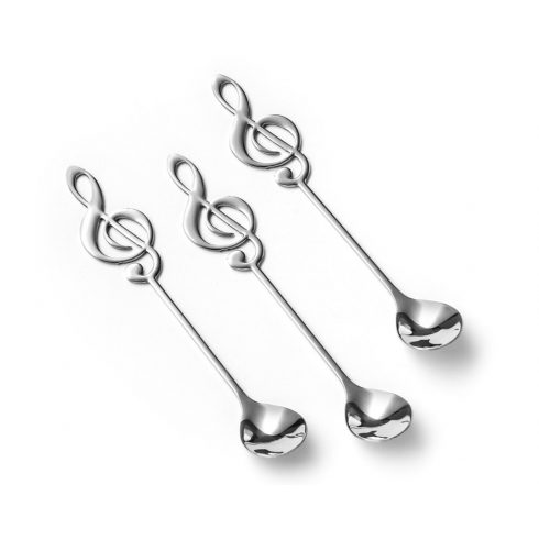 Kovinska čajna žlička MUSIC CLEF 3 SILVER