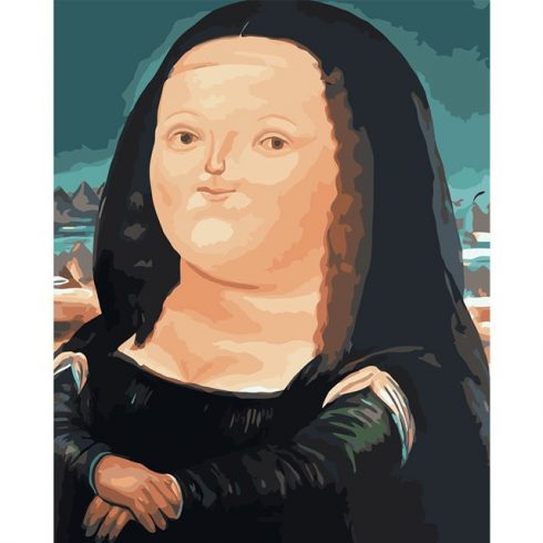 Debela Mona Lisa - slikanje po številkah