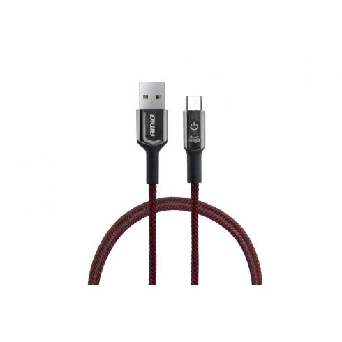 MicroUSB USB kabel z LED 1 m uc-11 amio-02526