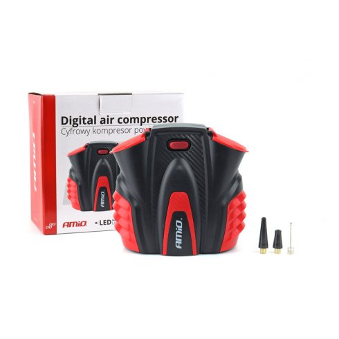 Avto kompresor digitalni led lcd 12v acomp-16 amio-02641