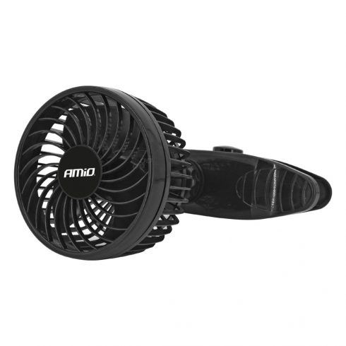 Avto ventilator s sponko 24v amio-03006