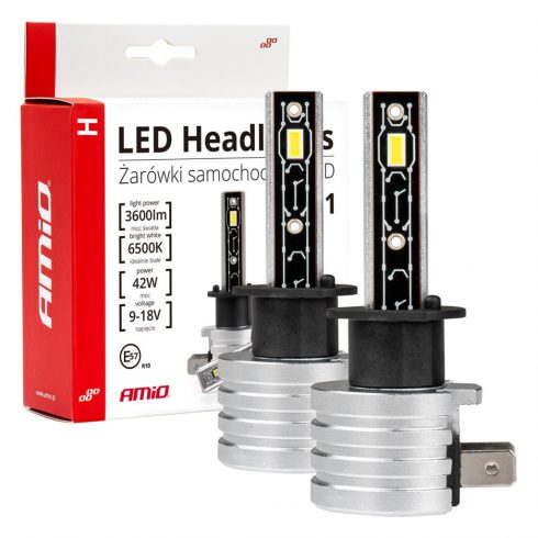 LED avto žarnice serije H-mini h1 6500k canbus amio-03329