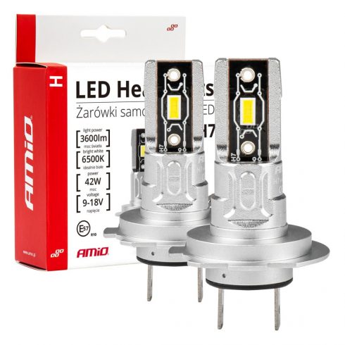 LED avto žarnice serije H-mini h7 h18 6500k canbus amio-03332