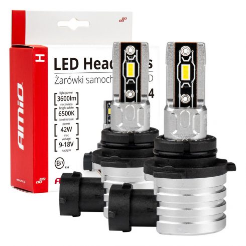 LED avto žarnice serije H-mini hb4 9006 6500k canbus amio-03335