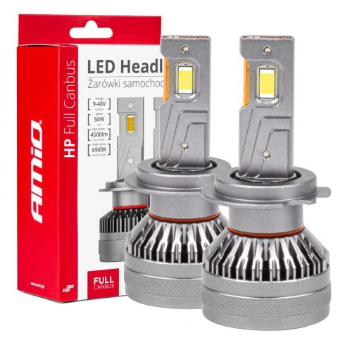 LED avto žarnice serija HP full canbus h7/h18 6500k amio-03674