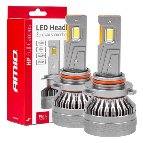 LED avto žarnice serije HP full canbus hb3 9005/hir1 9011/h10 6500k amio-03678