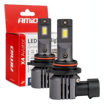   LED žarnice za avto serije x4 aviator hb4 6500k canbus amio-03767