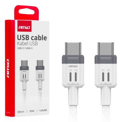 USB-C - USB-C polnilni kabel 60w 100cm fulllink amio-03908