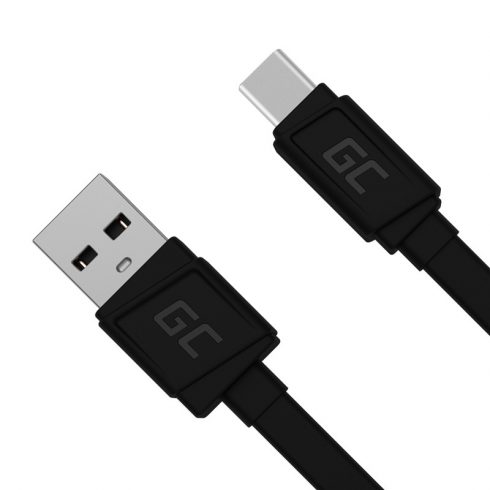 GCmatte USB-C ploščati kabel 25 cm s hitrim polnjenjem