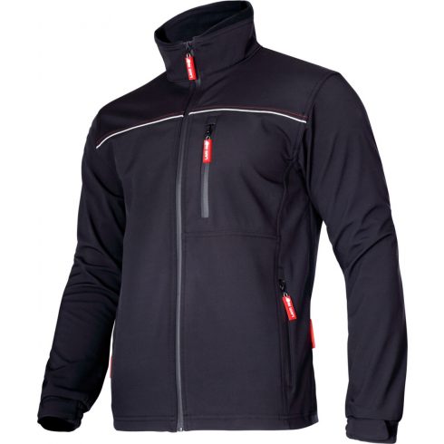 Softshell jakna, črna, velikost m, ce, odprta