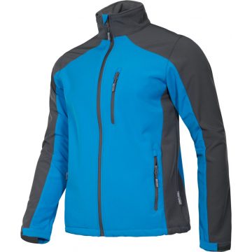 Softshell jakna modro-siva, "xl", ce, odprta