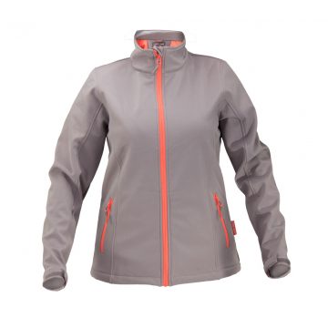   Softshell jakna sivo-puder, ženska, "3xl", ce, odprta