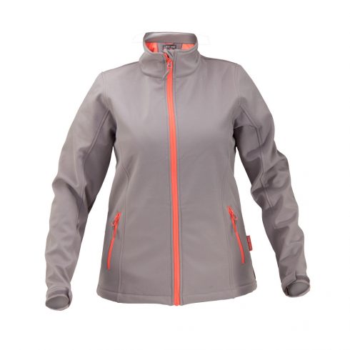 Softshell jakna sivo-puder, ženska, "3xl", ce, odprta