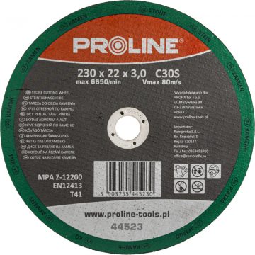 Disk za rezanje kamna, t41, 230x3,0x22c30s proline