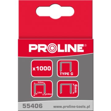 55410 Kaljene sponke tip G, pravokotne, L=10mm, Proline