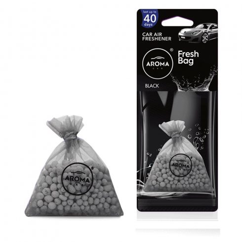 Aroma fresh bag črna - nova - keramični osvežilec zraka