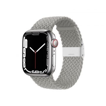 Crong Wave Pas za Apple Watch 38/40/41 mm (svetlo siv)