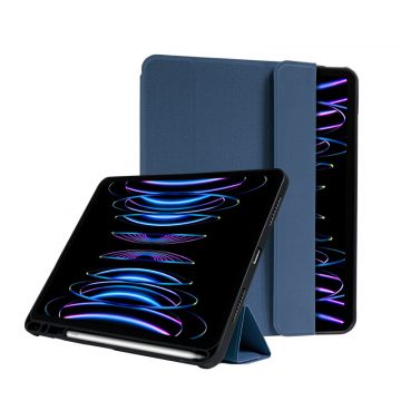   Crong FlexFolio – etui za iPad Pro 11" (2022-2021) / iPad Air 11" M2 (2024) / iPad Air 10.9" (5-4 gen.) s funkcijo Apple Pencil (modra)