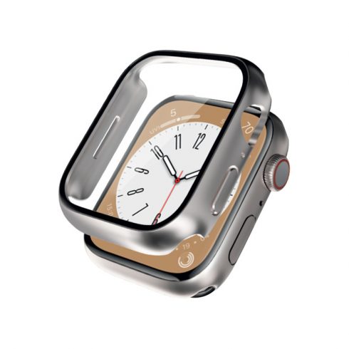 Crong Hybrid Watch Case - Ohišje s steklom Apple Watch 41 mm (Starlight)