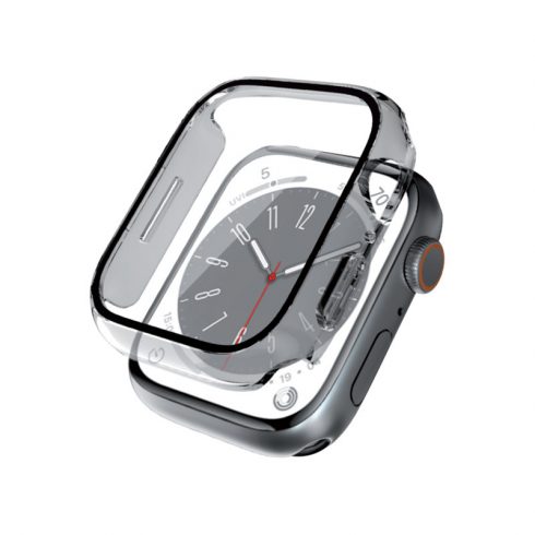 Crong Hybrid Watch Case - ohišje s steklom za Apple Watch 41 mm (prozorno)