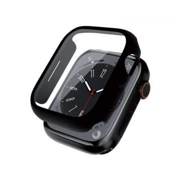   Crong Hybrid Watch Case - ohišje s steklom za Apple Watch 44 mm (črna)